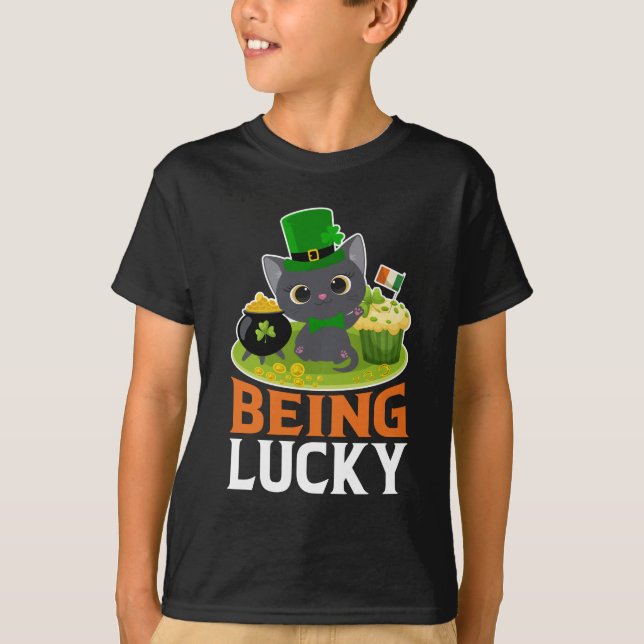 S:t Patrick-dagen är Lucky T Shirt (Framsida)