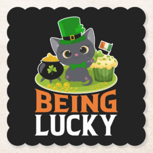S:t Patrick-dagen är Lucky Underlägg Papper