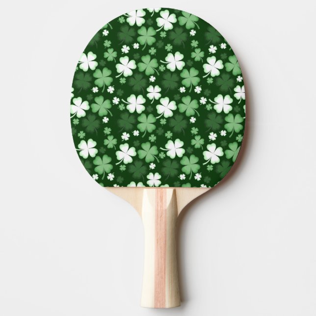 S:t Patrick-Dagen Shamrocks Pingisracket (Framsidan)