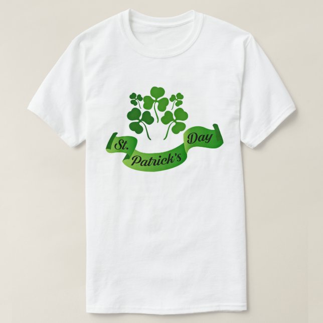 S:t Patrick-Dagen Shamrocks T Shirt (Design framsida)