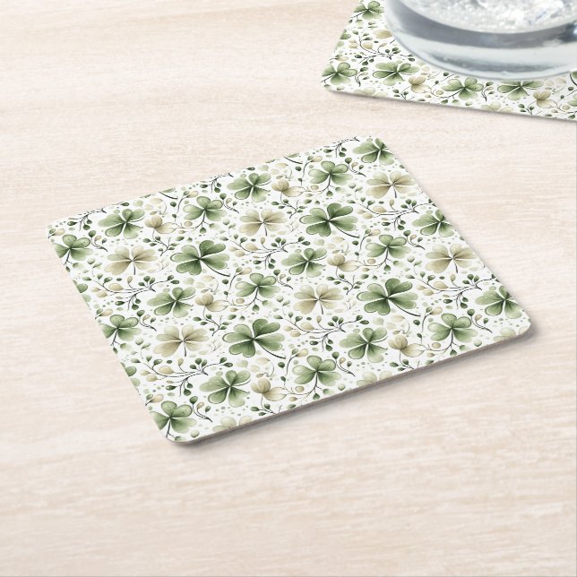 S:t Patrick-dagen Underlägg Papper Kvadrat (Vinklad)