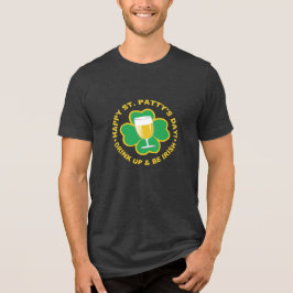 S:t Patrick-dagskjortor och jacka T-shirt I Triblend-tyg