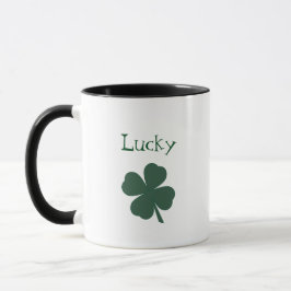 S:t Patrick Day Grönt Shamrock Mugg
