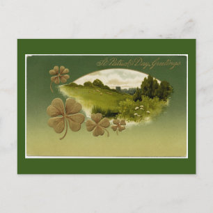S:t Patrick Day Hälsning Helgdag vykort