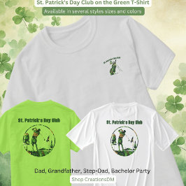 S:t Patrick Day Klubb på Grönten T-Shirt