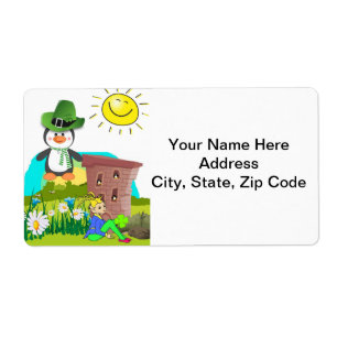 S:t Patrick Day Labels Penguin Fraktsedel