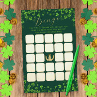 S:t Patrick Day Möhippa Bingo Game