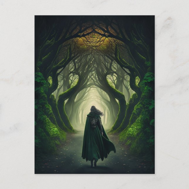 S:t Patrick Day Mörk Fantasy Helg Vykort (Framsida)