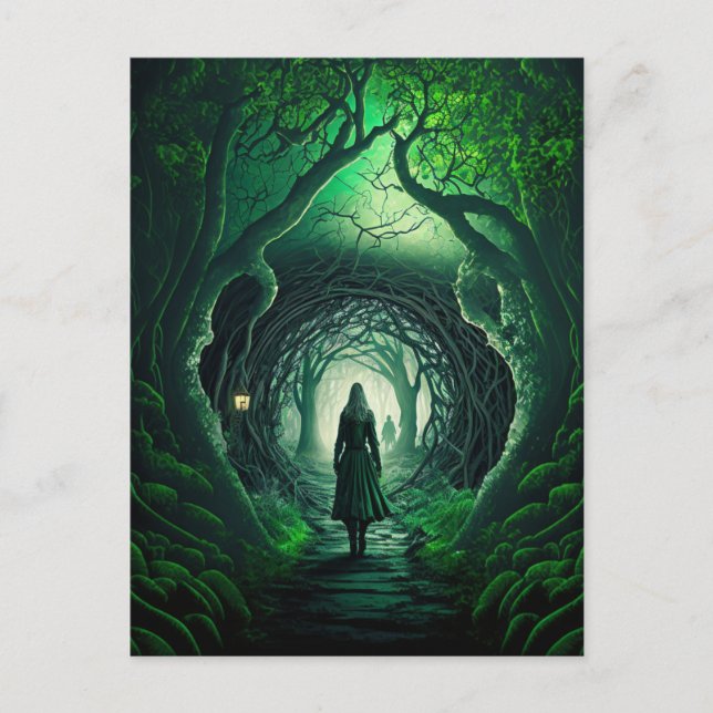 S:t Patrick Day Mörk Fantasy Helg Vykort (Framsida)