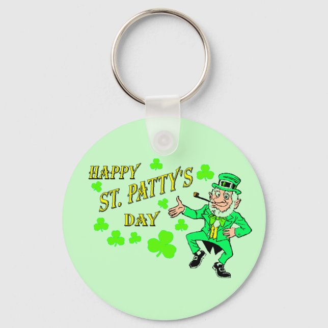 S:t Patrick Day-Nyckelringen Nyckelring (Framsida)