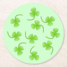 S:t Patrick Day Shamrock Papper Underlägg