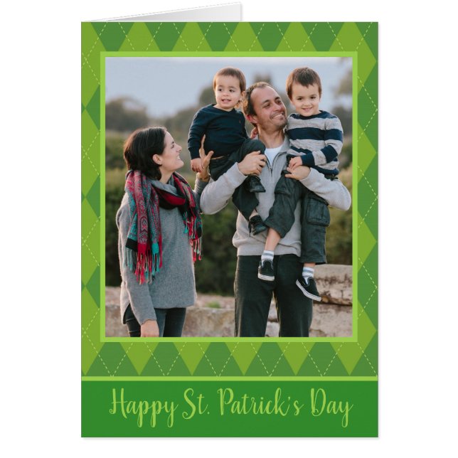 S:t Patrick Day Tur sätter in fotot Hälsningskort (Framsidan)