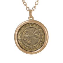 S:t Patrick Day Vintage Guld Coin