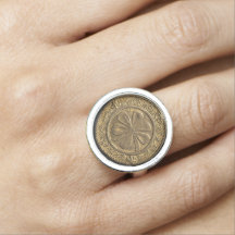 S:t Patrick Day Vintage Guld Coin