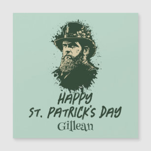 S:t Patrick Day vintage Shamrock personalize