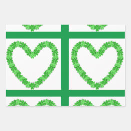 S:t Patrick-Day Wrapping Papper Set av 3