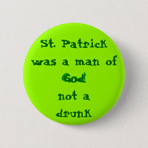 S:t Patrick Man av Gud Knapp