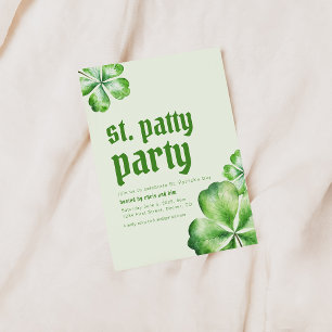 S:t Patrick Patty Day Party Inbjudan