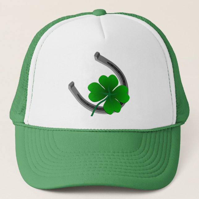 S:t Patrick's Cap Lucky Irish Hats Lucky Caps Truckerkeps (Framsida)