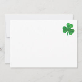 S:t Patricks dag-kuvert – Lyckligt Shamrockgrönt Inbjudningar