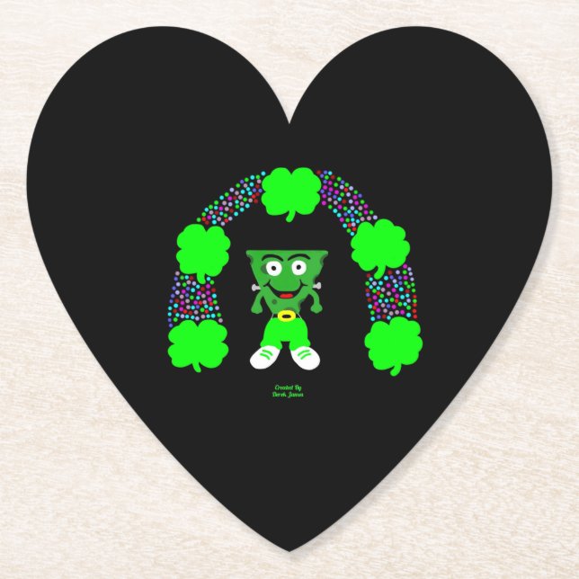 S:t Patricks FrankenCheese Heart Papper Underlägg (Framsida)