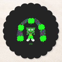 S:t Patrick's FrankenCheese Round Underlägg Papper