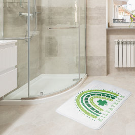 S:t Patrick's Rainbow | Lycklig Whimsical Shamrock Badrumsmatta