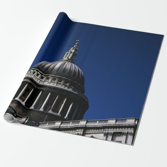 S:t Pauls-katedralen London Presentpapper (Utrullad)