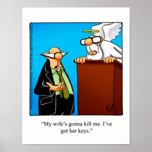 S:t Peter Humor "Maka's Nycklar" Poster