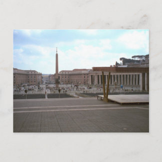 S:t Peter Square från Basilica Vykort