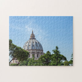 S:t Peters Basilica-domän från Vatican Gardens Pussel