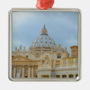 S:t Peters Basilica Vatican i Rom Italien Julgransprydnad Metall