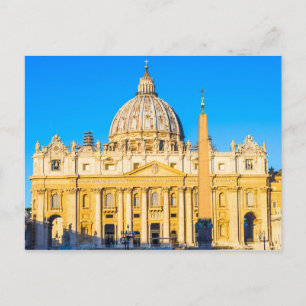 S:t Peter's Cathedral Basilica Roma Italien Vykort