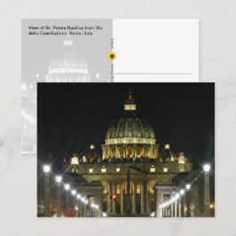 S:t Peter's Sq. Via della Conciliazione - vycard Vykort