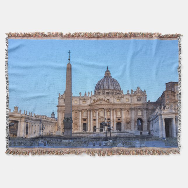 S:t Peter's Square i Vatikanstaten - Rom, Italien Filt (Framsidan)