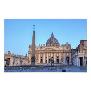 S:t Peter's Square i Vatikanstaten - Rom, Italien Fototryck