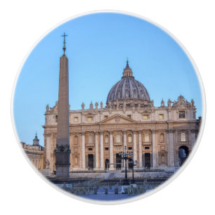 S:t Peter's Square i Vatikanstaten - Rom, Italien Knopp