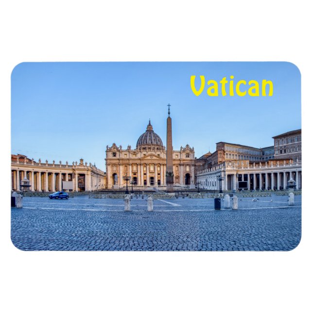S:t Peter's Square i Vatikanstaten - Rom, Italien Magnet (Horisontell)