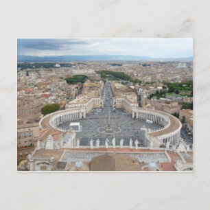 S:t Peter's Square Rom Italien Vykort