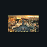 S:t Peter's Square Vatican City Canvastryck<br><div class="desc">Vatikanens S:t Peters torg från Basilica tittar mot Rom</div>