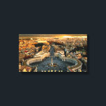 S:t Peter's Square Vatican City Canvastryck<br><div class="desc">Vatikanens S:t Peters torg från Basilica tittar mot Rom</div>