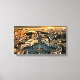 S:t Peter's Square Vatican City Canvastryck