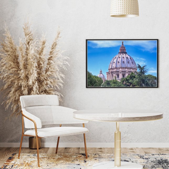 S:t Petersbasilikan, Rom Italien Affisch (Skapare uppladdad)