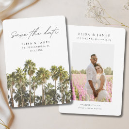 S:t Petersburg Bröllop Florida Spara datumet Inbjudningar