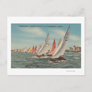 S:t Petersburg, FL - View of Lightning Regatta Vykort