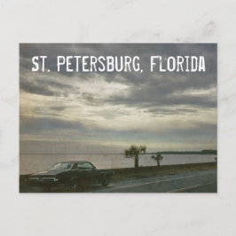 S:t Petersburg Florida Retro Car 1969-vykort Vykort
