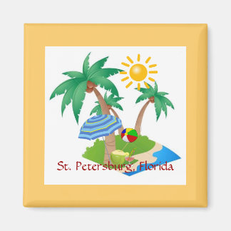S:t Petersburg, kylmagnet i Florida Magnet