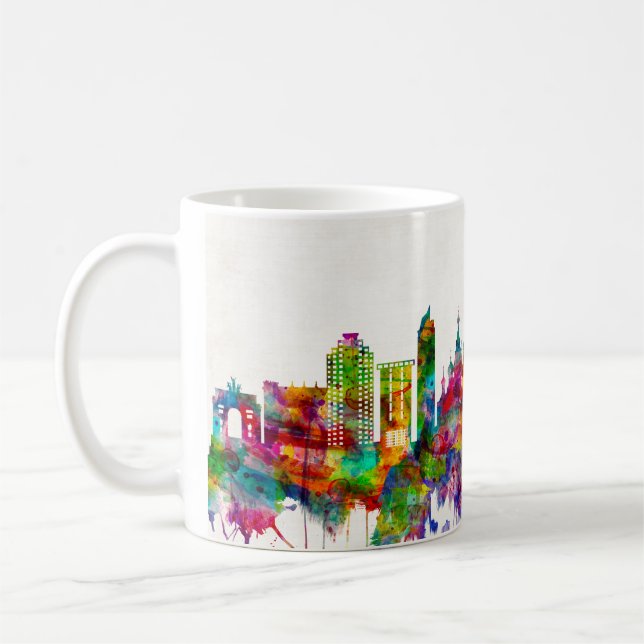 S:t Petersburg Ryssland Skyline Kaffemugg (Vänster)
