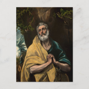 S:t Petrus i tårar av El Greco Vykort