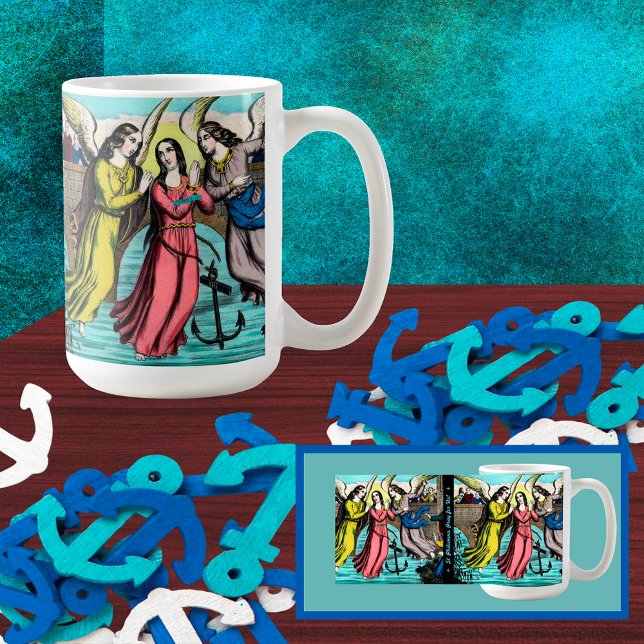 S:t Philomena räddas från drunkning Kaffemugg (Skapare uppladdad)